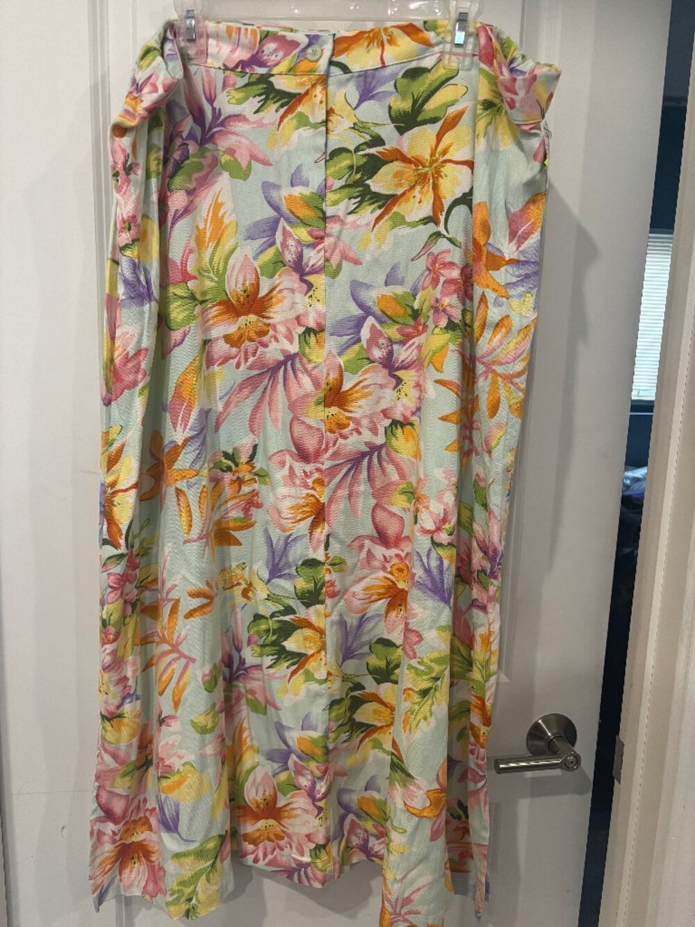 NWT Vintage 2000s Jaclyn Smith Floral Maxi Skirt Tropical Size 24W